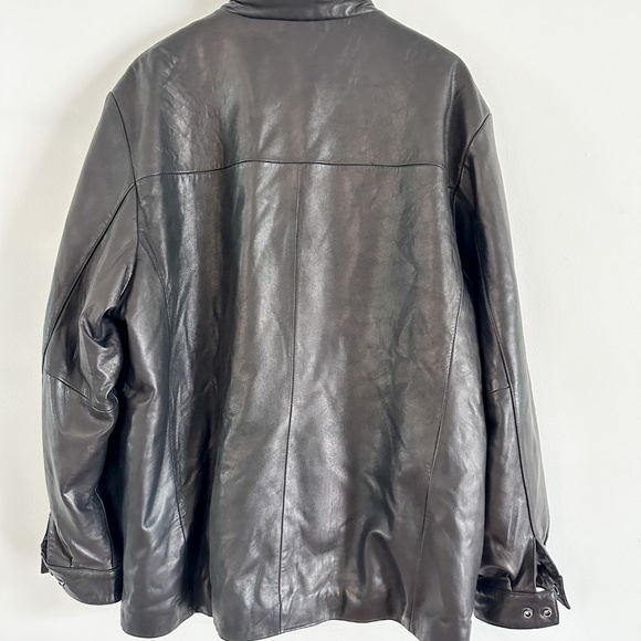 Y2K Kirkland Leather Jacket | Vintage Leather Jacket Size: Large - Picture 4 of 6